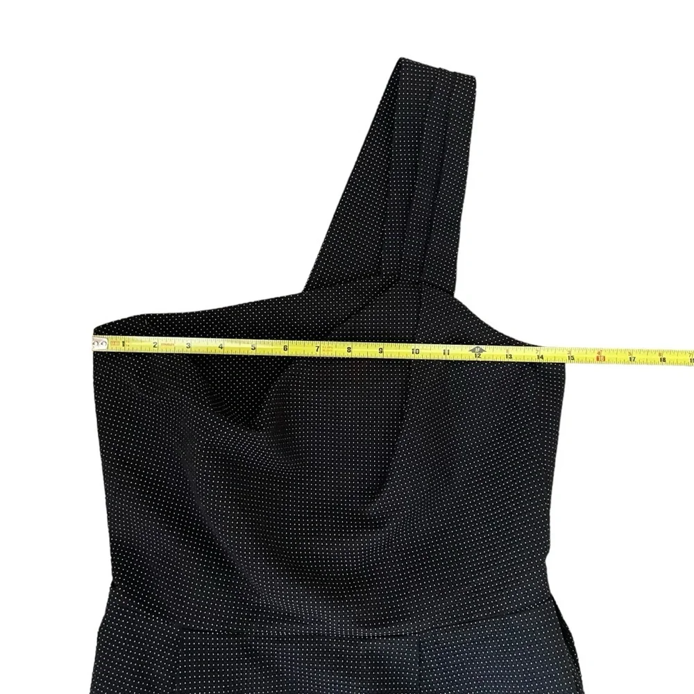 Amaya Arzuaga | Spanish Designer one shoulder black cocktail dress women XS EU38 - Picture 11 of 16